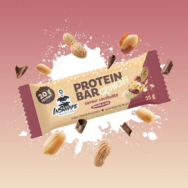 Barretta proteica croccante 55 g