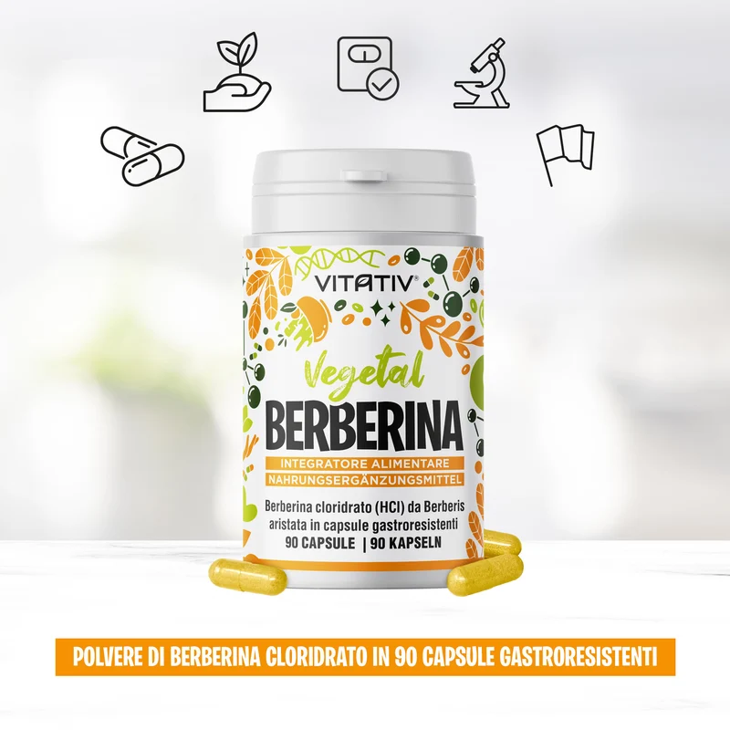 Berberina | Capsule Gastroresistenti