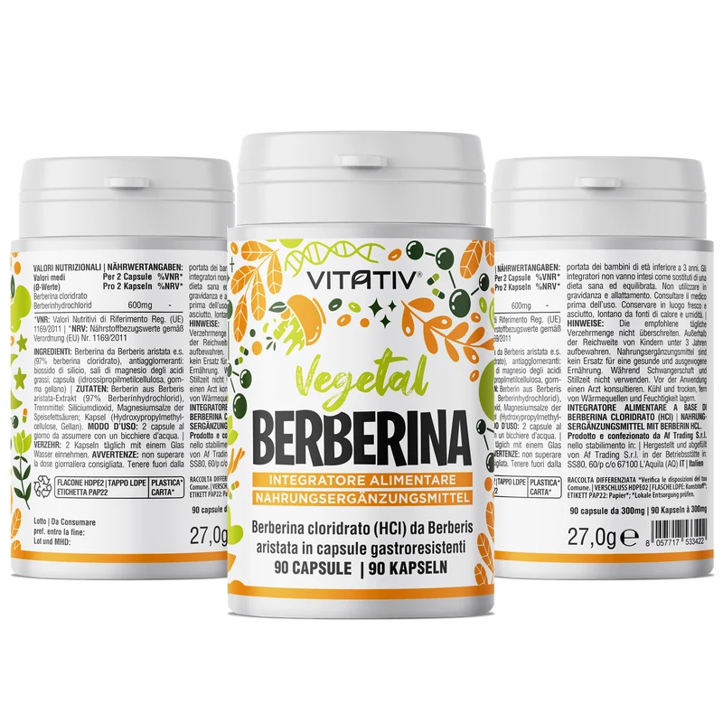 Berberina | Capsule Gastroresistenti