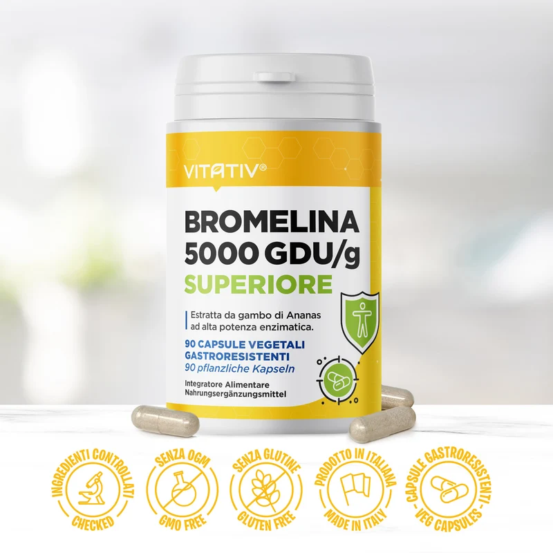 Bromelina 5000GDU/g, Alta Potenza Enzimatica