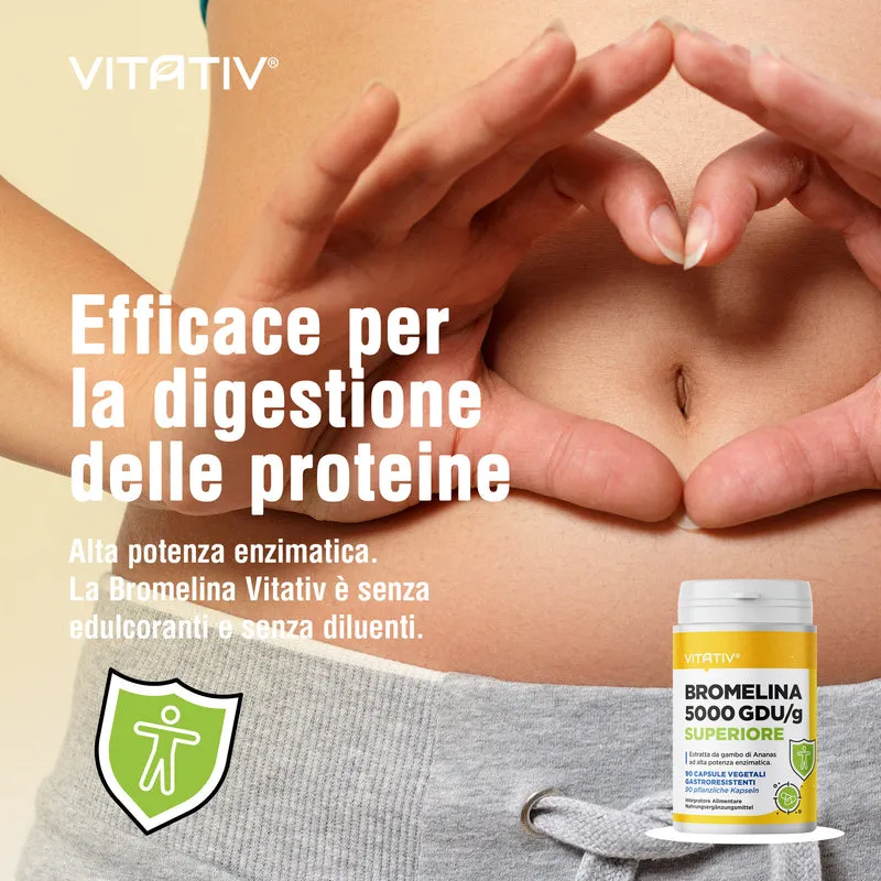 Bromelina 5000GDU/g, Alta Potenza Enzimatica