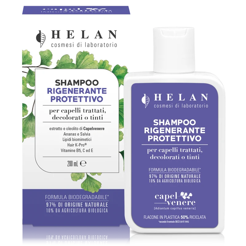 CAPELVENERE Shampoo Rigenerante Protettivo 200 ml Helan