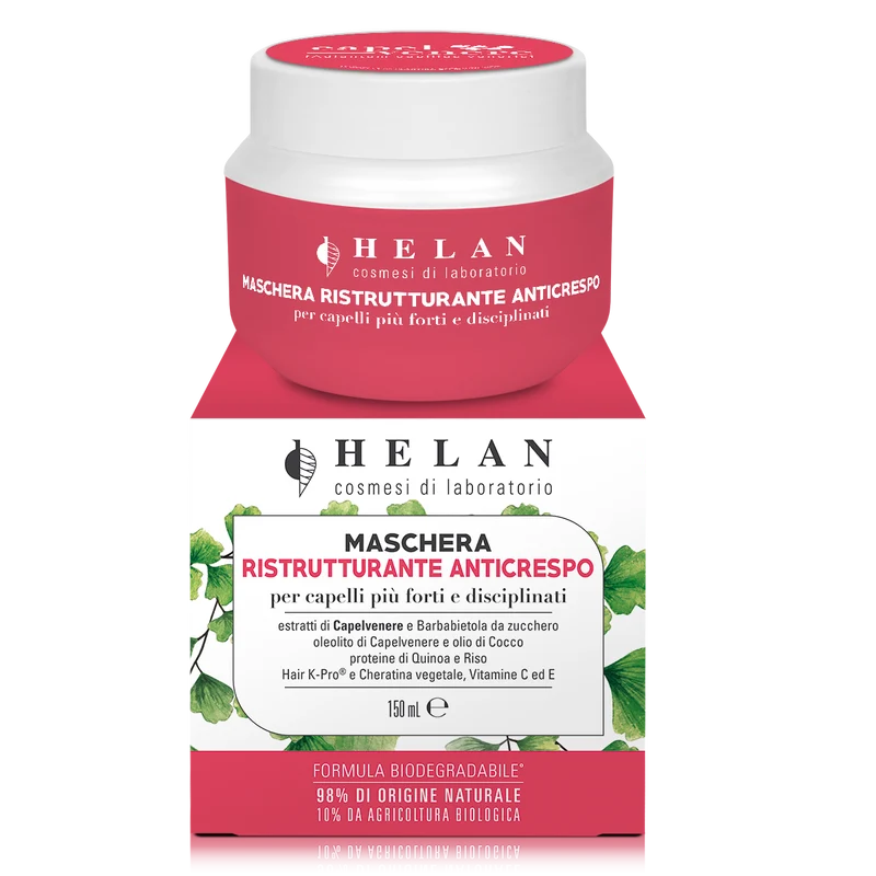CAPELVENERE Maschera Ristrutturante Anticrespo 150 ml Helan