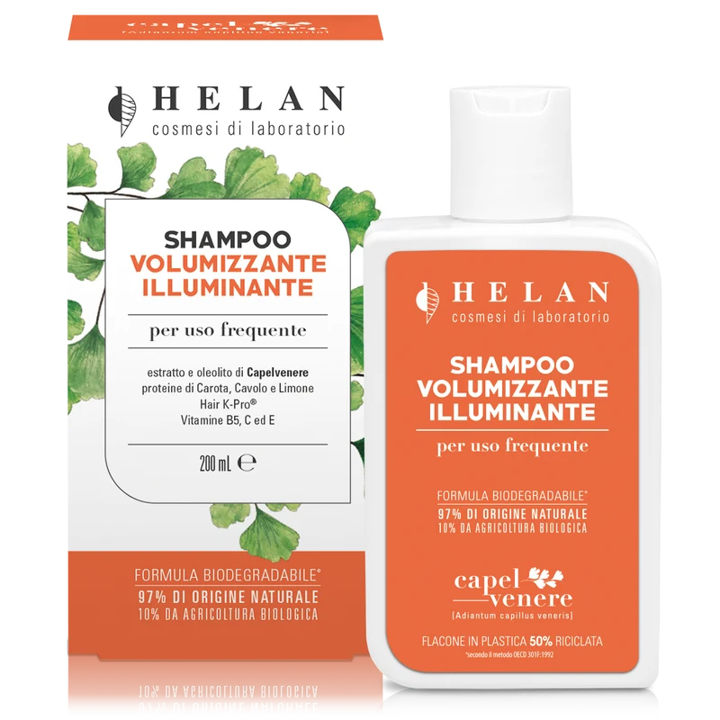 CAPELVENERE Shampoo Volumizzante Illuminante 200 ml Helan