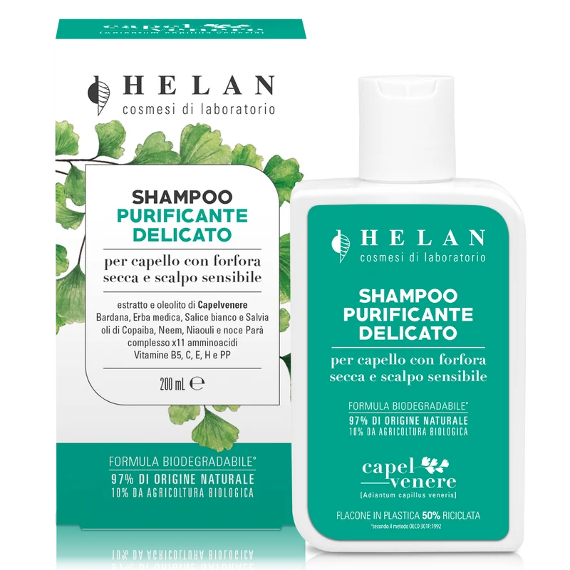 CAPELVENERE Shampoo Purificante Delicato 200 ml Helan