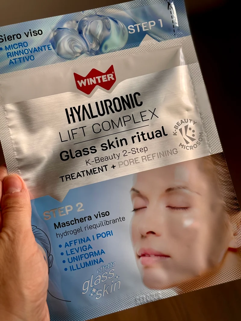 Glass Skin Ritual: Siero viso 2 ml + Maschera viso Hydrogel - Winter