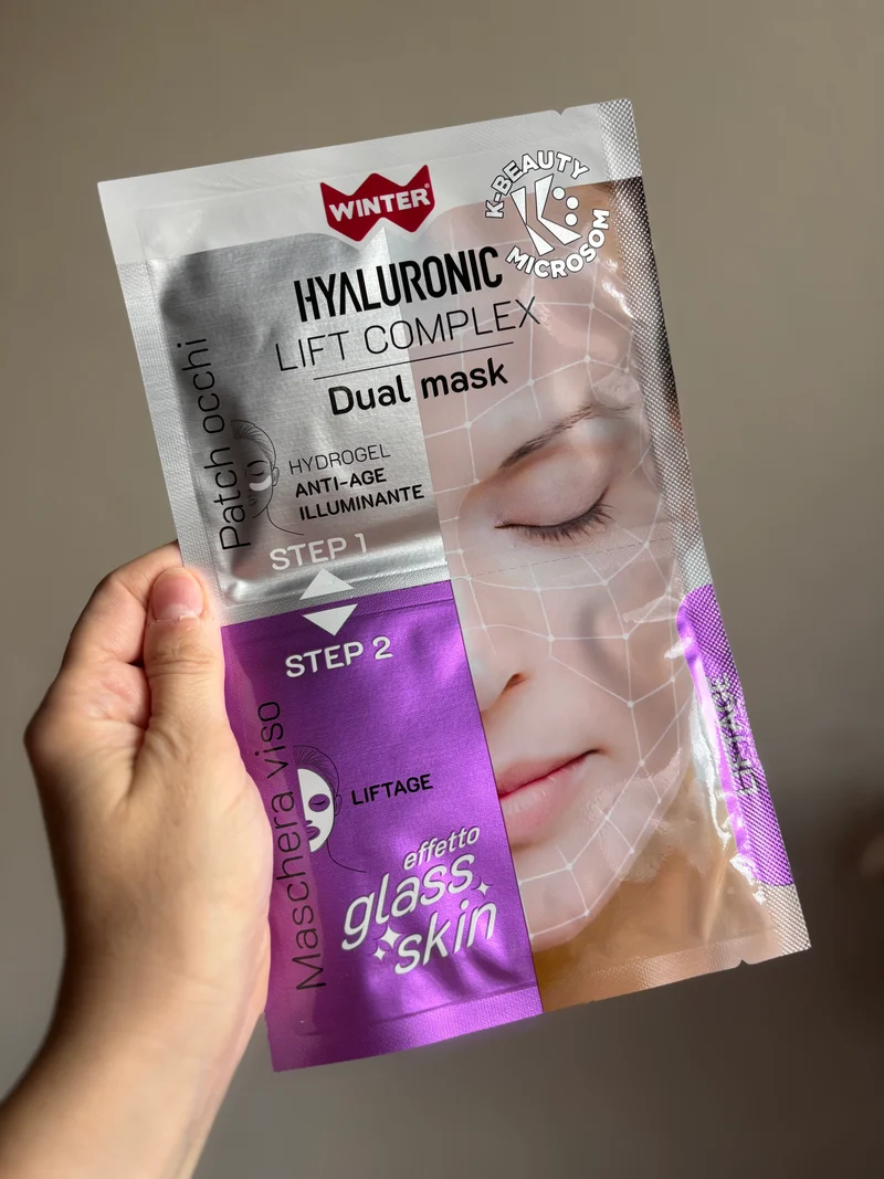 Dual Mask: Maschera viso LIFTAGE + Patch occhi ANTI-AGE ILLUMINANTE - Winter