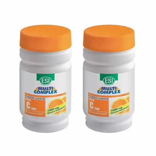ESI VITAMINA C 1000MG RILASCIO PROLUNGATO 30+30 COMPRESSE SENZA GLUTINE