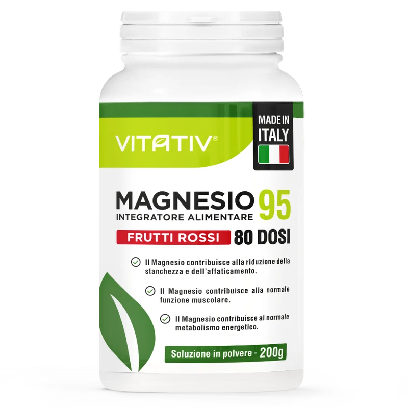 Magnesio 95 | Polvere, 80 Dosi