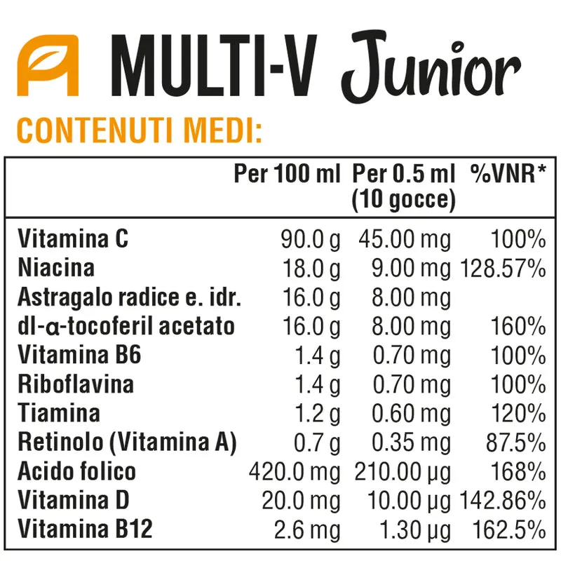 MULTI-V JUNIOR | 50ml - 1000gocce