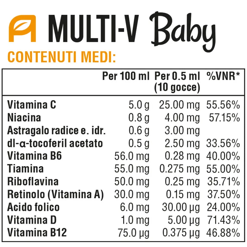 MULTI-V BABY | 50ml - 1000gocce