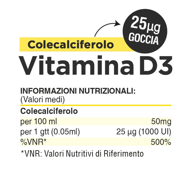 VITAMINA D3 | 50ml - 1000 gocce