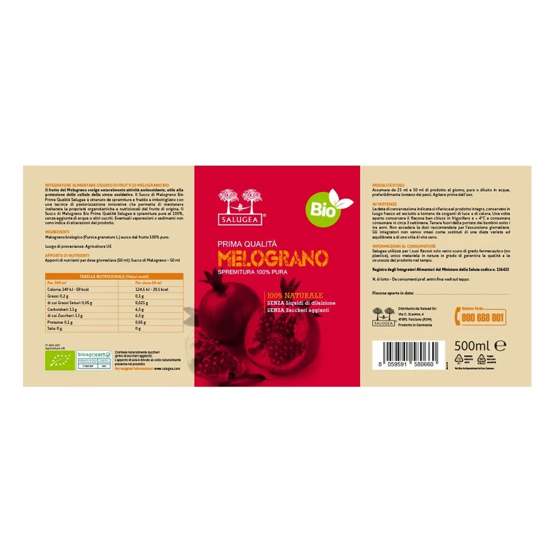 Succo di Melograno Bio