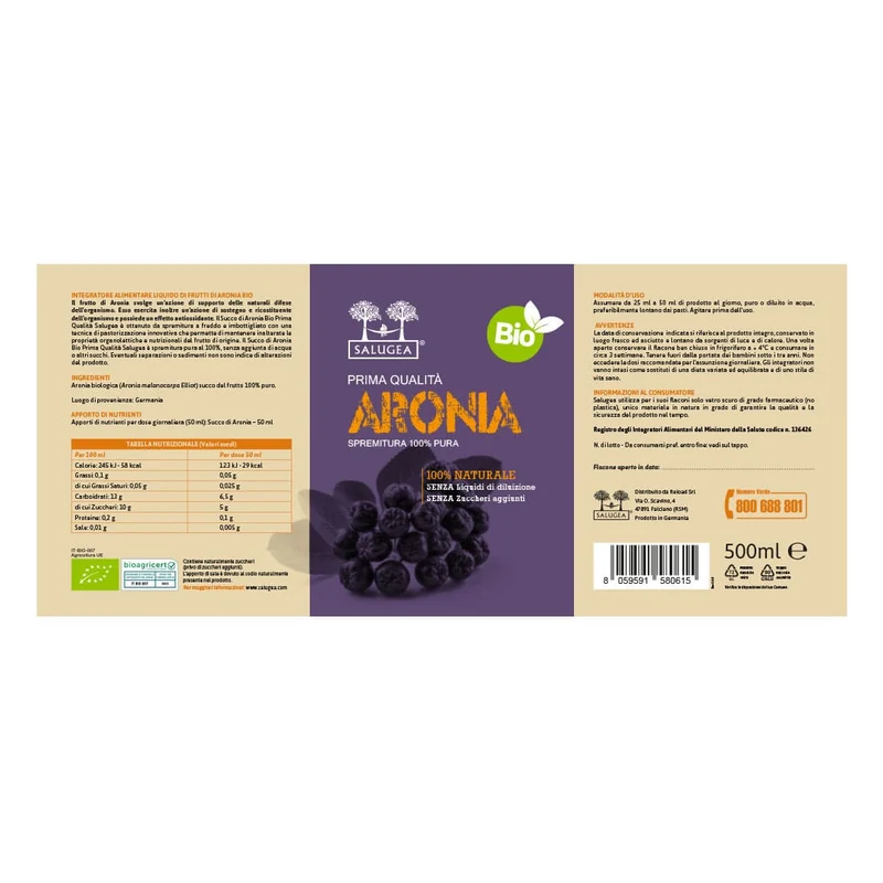 Succo di Aronia Bio