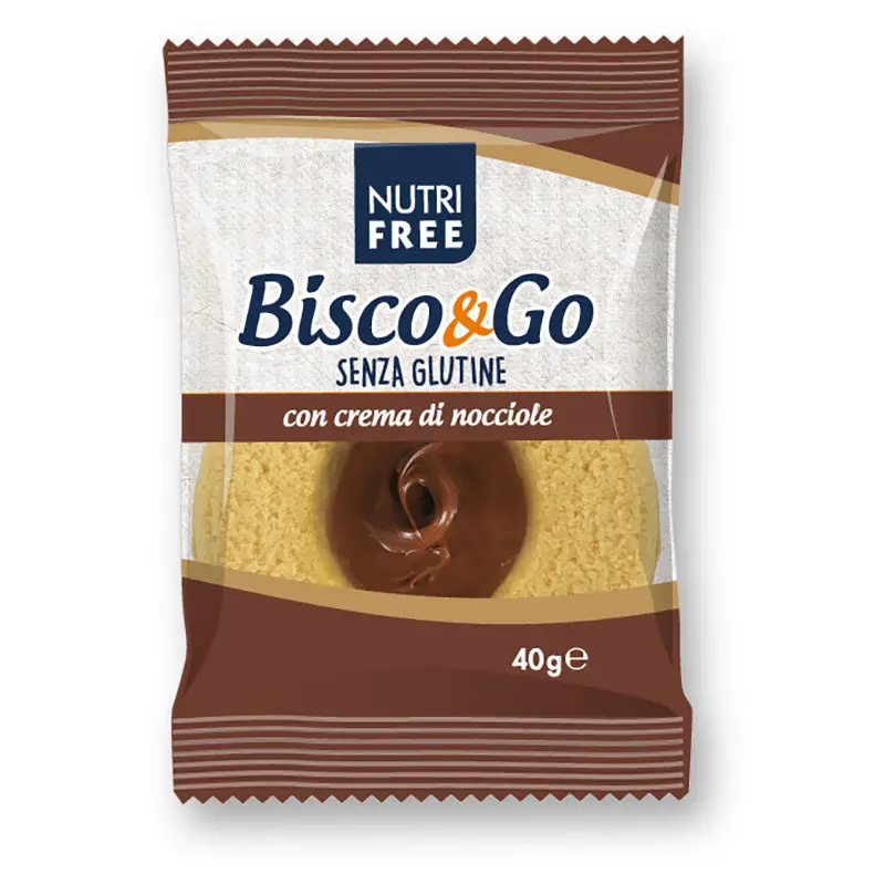 Zaniboni Bisco&Go nocciola senza glutine 40gr