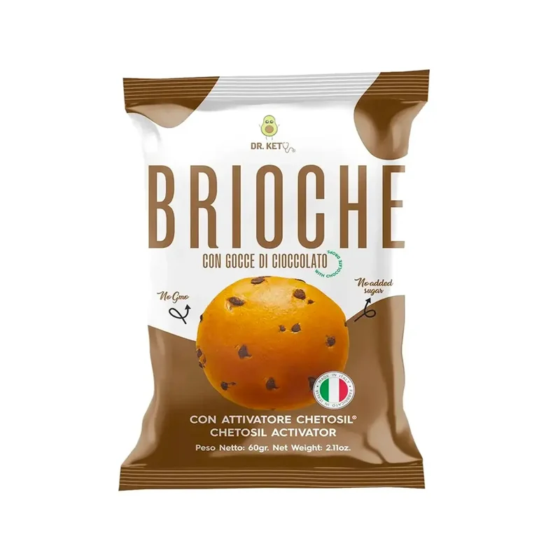 DR. KETO Brioche con Gocce di Cioccolato 50 g