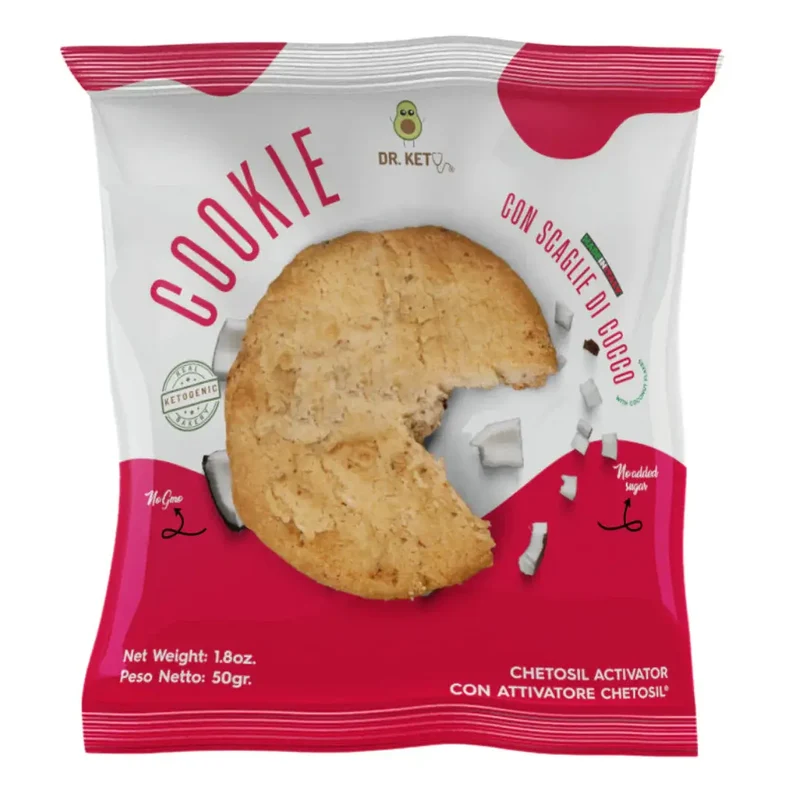 DR. KETO Cookie con scaglie di cocco 50 gr