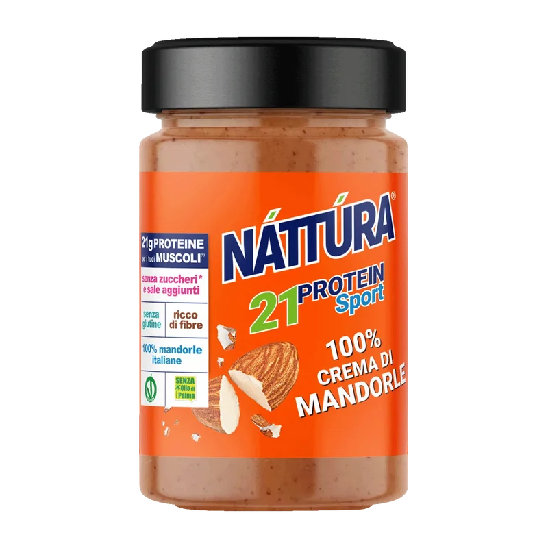 Náttúra 21 Protein Sport 100% Crema Di Mandorle 180 G