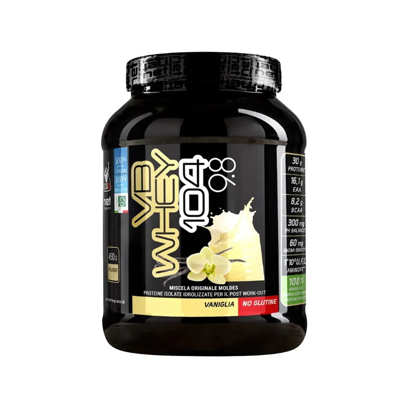 Net Vb Whey 104 9.8 Optipep 450g Proteine Idrolizzate Siero del Latte
