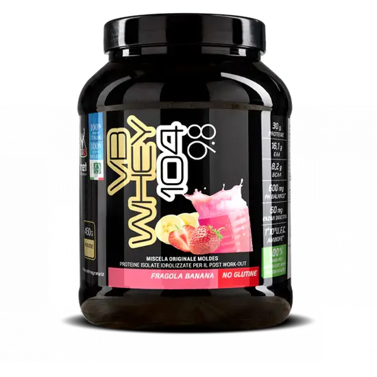 Net Vb Whey 104 9.8 Optipep 450g Proteine Idrolizzate Siero del Latte