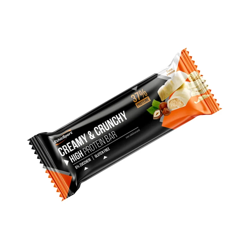 EthicSport Creamy & Crunchy 30g Barretta ad Alto Contenuto Proteico 37%