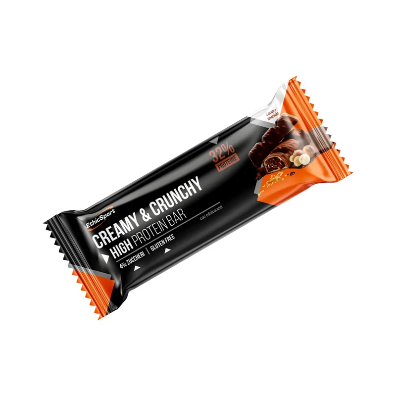 EthicSport Creamy & Crunchy 30g Barretta ad Alto Contenuto Proteico 37%