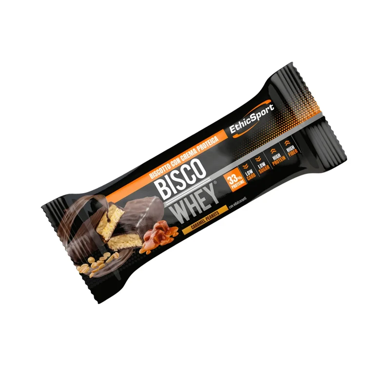 EthicSport Bisco Whey 40g Barretta ad Alto Contenuto Proteico 37%