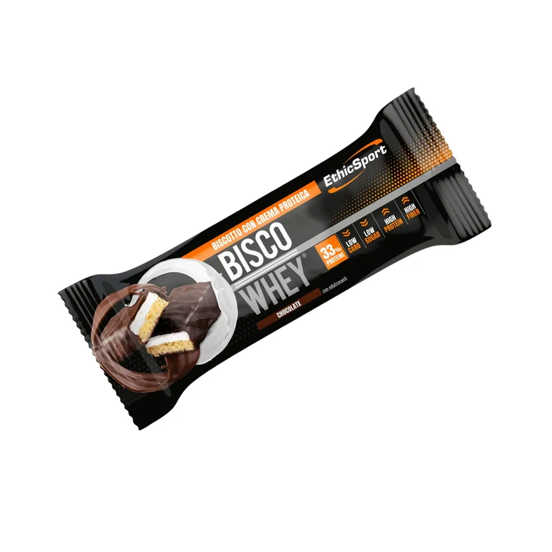 EthicSport Bisco Whey 40g Barretta ad Alto Contenuto Proteico 37%