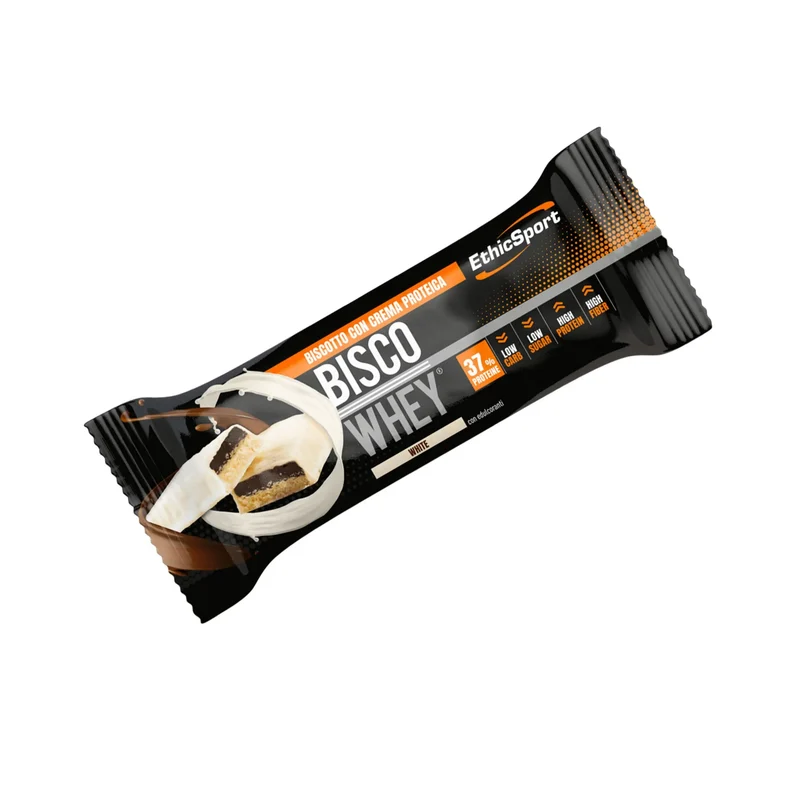 EthicSport Bisco Whey 40g Barretta ad Alto Contenuto Proteico 37%