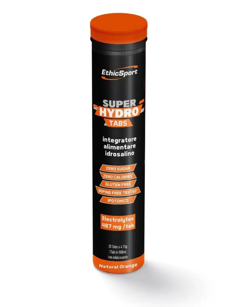 EthicSport Super Hydro Tabs Integratore Idrosalino 20 cpr effervescenti