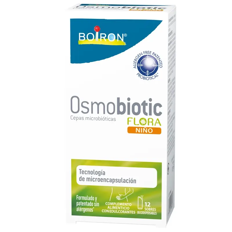 BOIRON Osmobiotic Flora Niño, 12 sobres