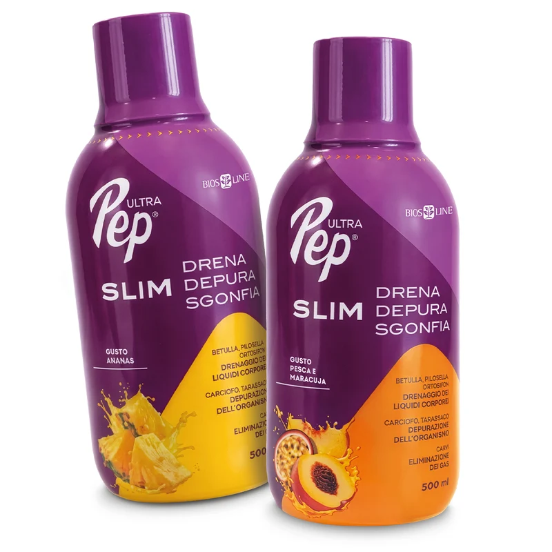 Ultra Pep Slim Drena Depura Sgonfia gusto Ananas 500ml - Bios Line