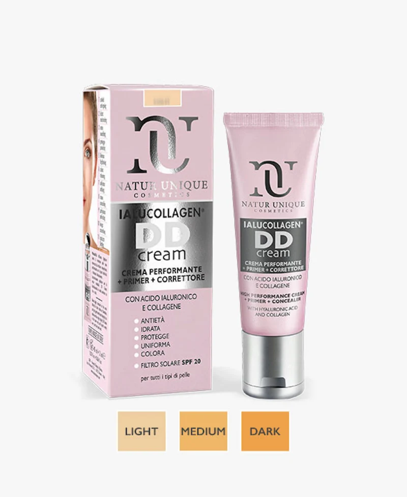 DD Cream + Correttore 40 ml Ialucollagen – Tonalità Medium- Natur Unique