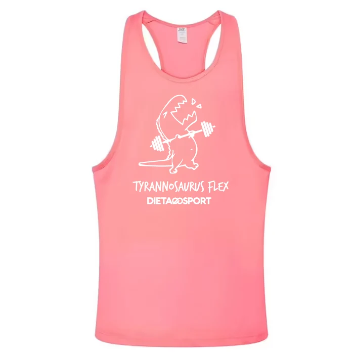 Canotta Tank T-Rex Fucsia Fluo