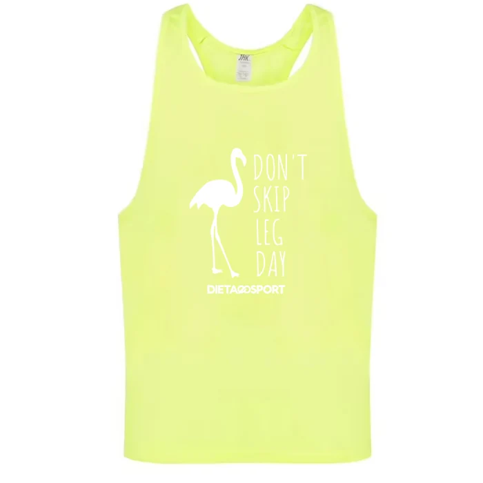 Canotta Tank Fenicottero Gold Fluo