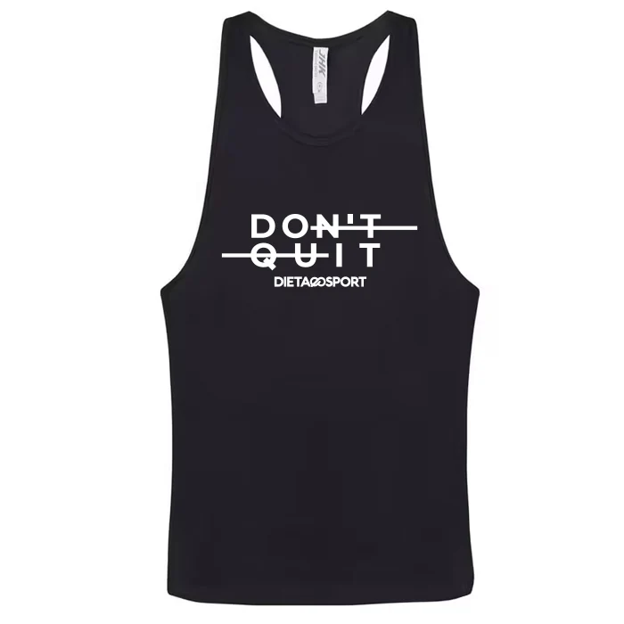 Canotta Tank Don't Quit Nera