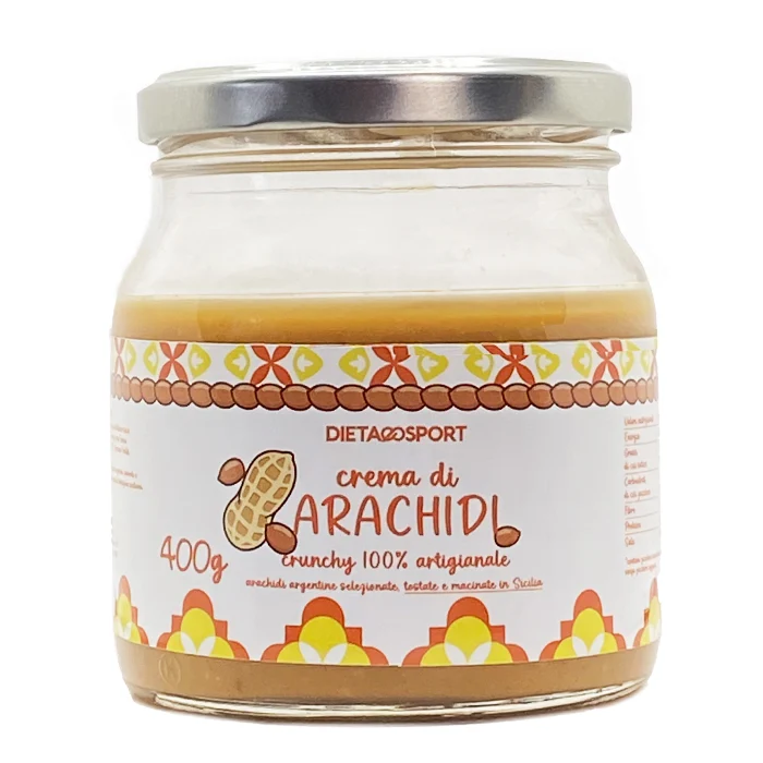 Crema di Arachidi 100% Artigianale Crunchy 400 g