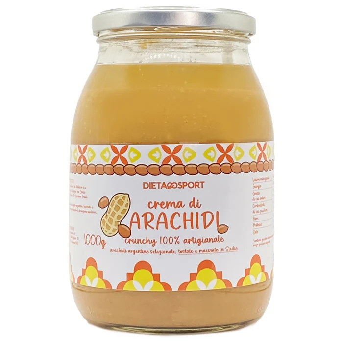 Crema di Arachidi 100% Artigianale Crunchy 1000 g