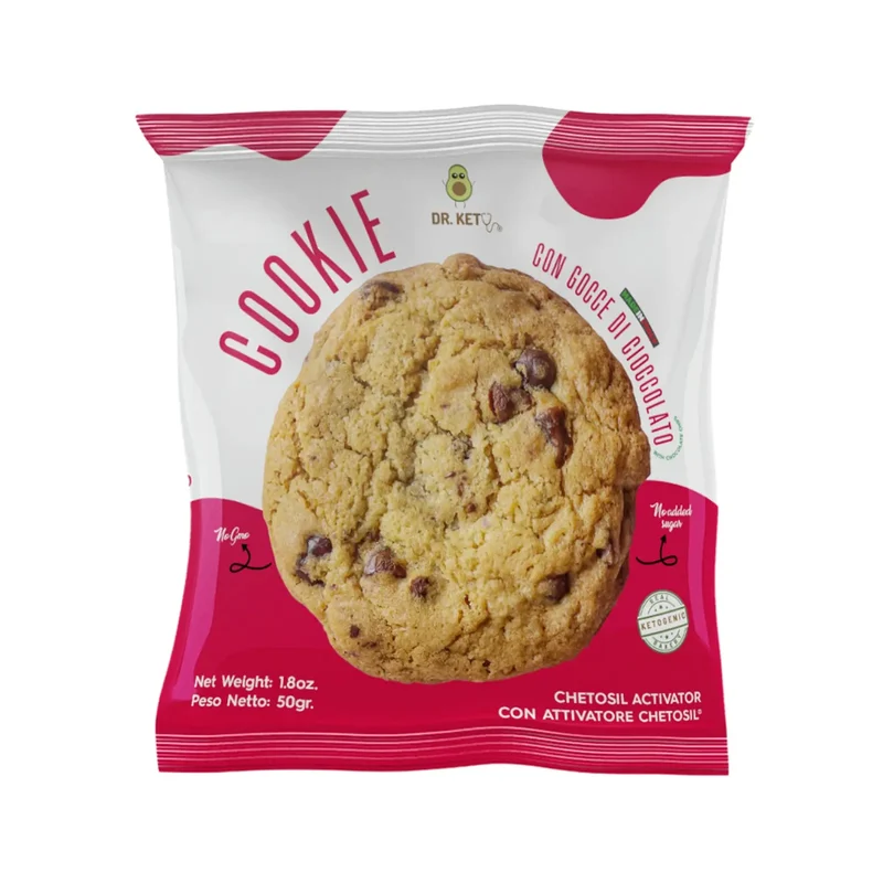 DR. KETO Cookie con Goccie di Cioccolato 50 gr
