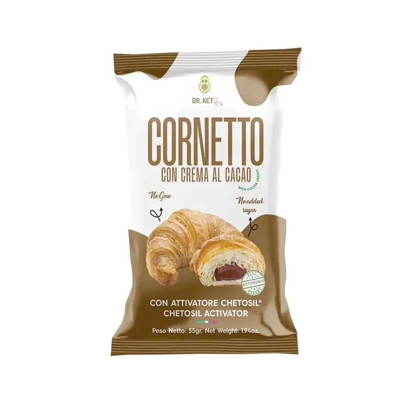 DR. KETO Cornetto con Crema al Cacao 55 g