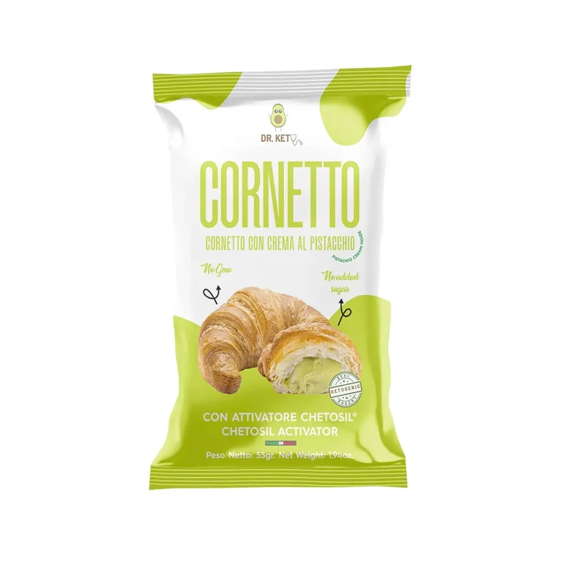 DR. KETO Cornetto con Crema al Pistacchio 55 g