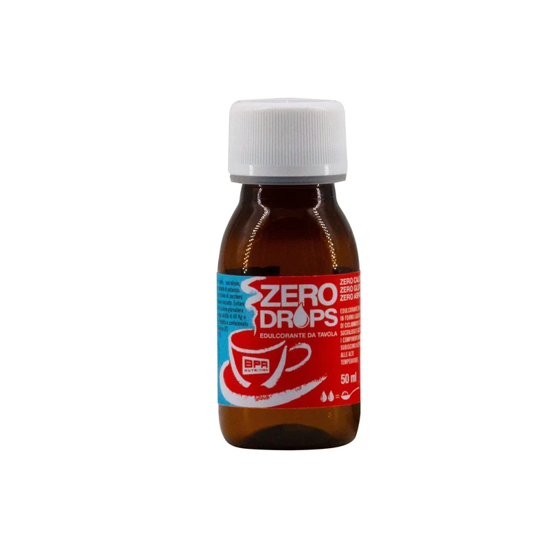 BPR Nutrition Zero Drops Edulcorante Liquido Senza Kcal Senza Glutine 50ml