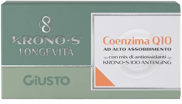 GIUSTO COENZIMA Q10 KRONOS AD ALTO ASSORBIMENTO 20 COMPRESSE
