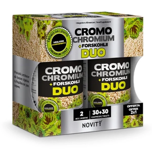 Cromo + Forskohlii duo 30 + 30 compresse