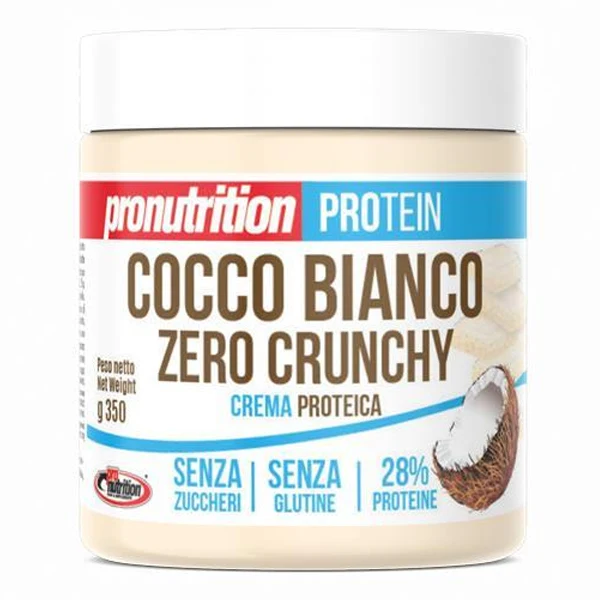 Crema proteica zero 350 g Cocco Bianco Crunchy
