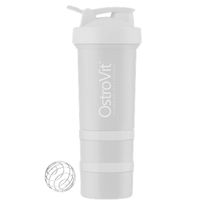 Premium Shaker 450 ml with 2 pill boxes and mixing ball