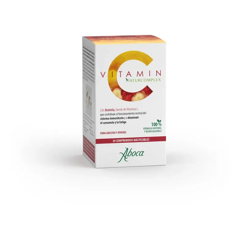 Aboca Vitamin C Naturcomplex Complemento Alimenticio, 30 comprimidos