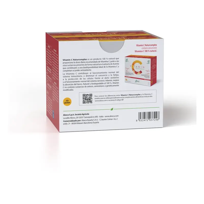 Aboca Vitamin C Naturcomplex Food Supplement, 20 + 20 sachets