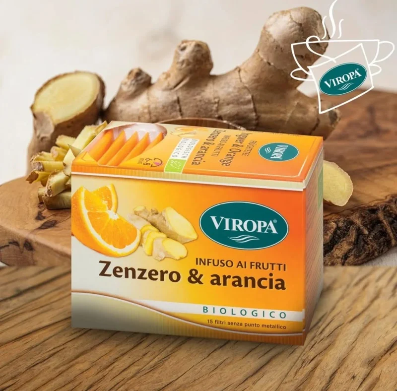 Infuso Zenzero & Arancia 15 filtri Viropa