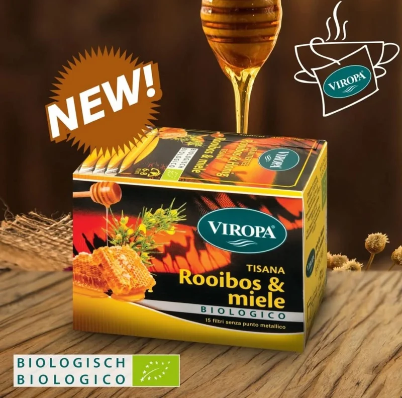 Infuso Rooibos & Miele 15 filtri Viropa